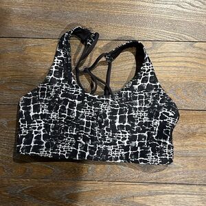 SoulCycle Black and White Sports Bra
